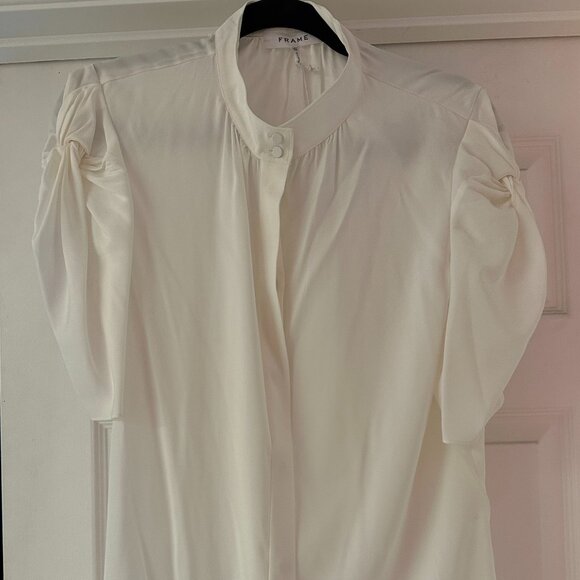 FRAME Offwhite Evie Blouse XL - Picture 1 of 3